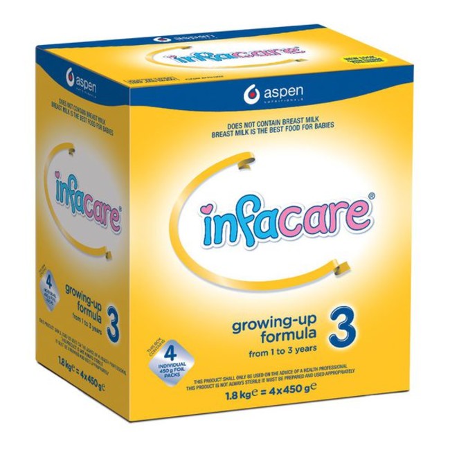 Compare Prices Infacare Infant Milk Formula 3 Carton 1.8kg