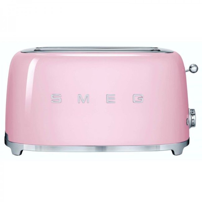 Compare Prices Smeg 4 Slice Toaster Pastel Pink
