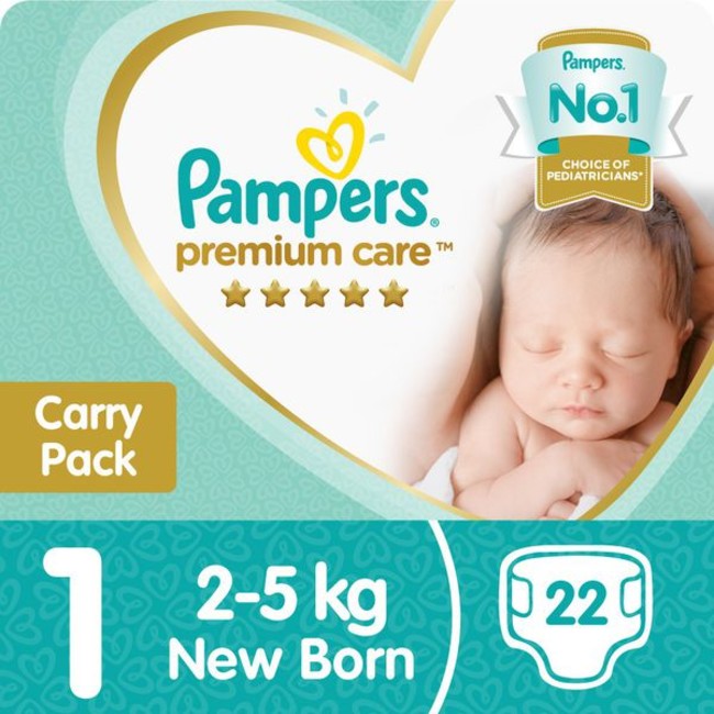 Compare Prices Pampers Premium Care Size 1 Carry Pack 22 Nappies