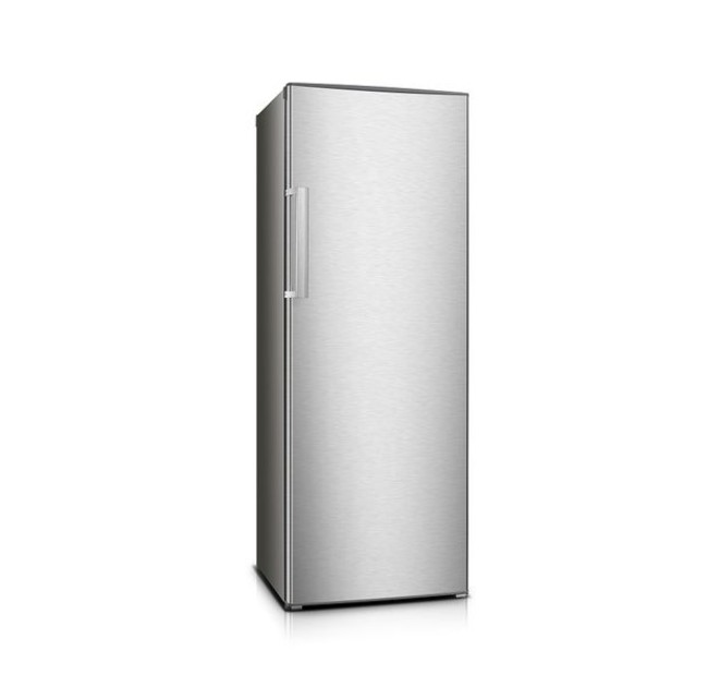Compare Prices Defy Upright Larder Fridge 335L Silver