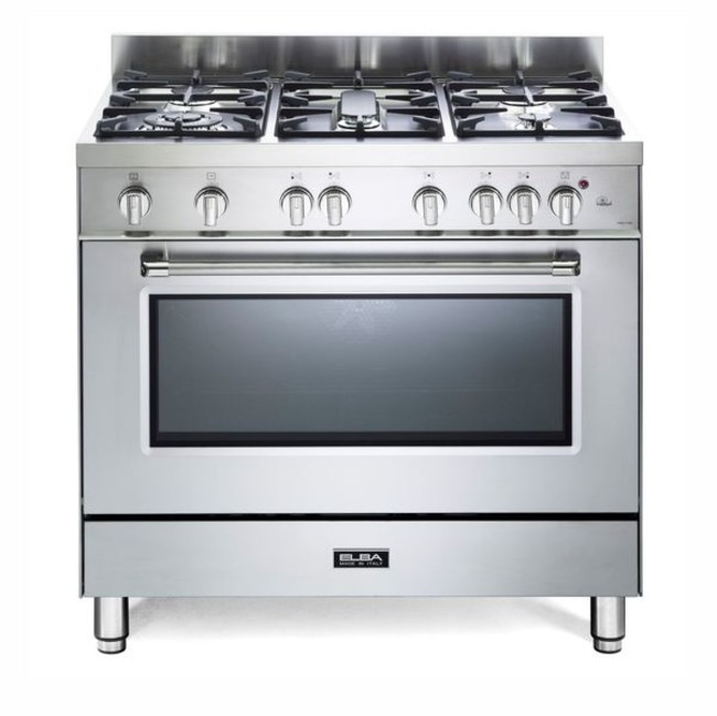 Compare Prices Elba 90cm Excellence Full Gas Cooker Stainless Steel