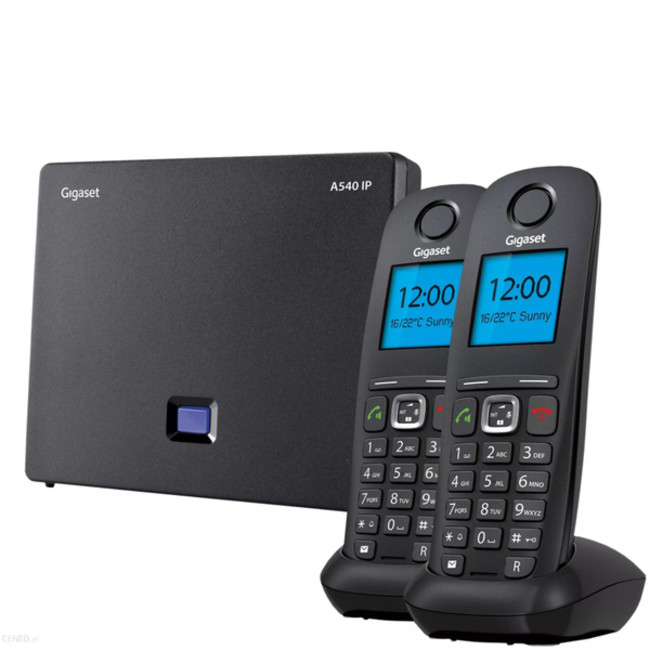 Compare Prices Gigaset A540IP DUO 2 Phone VoIP & Landline Cordless