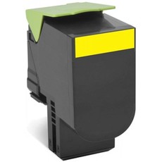 Lexmark 708HY Yellow High Yield Return Program Toner Cartridge (70C8HY0)