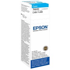 Genuine Epson T6642 Cyan 70ml Ink Bottle (C13T66424A)