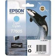 Epson - T7605 Light Cyan Ink Cartridge