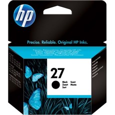 Genuine HP 27 Black Inkjet Print Cartridge (C8727AE)