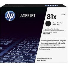 Genuine HP 81X High Yield Black LaserJet Toner Cartridge (CF281X)