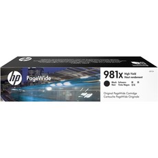 Genuine HP 981X High Yield Black PageWide Cartridge (L0R12A)