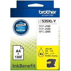 Genuine Brother LC535XL-Y Yellow Ink Cartridge