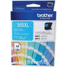 Genuine Brother LC565XL-C High Yield Cyan Ink Cartridge