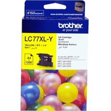 Genuine Brother LC77XLY High Yield Yellow Ink Cartridge