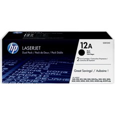 HP 12A Dual PackBlack Original LaserJet Toner