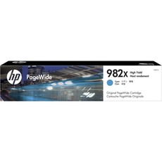 Genuine HP 982X High Yield Cyan PageWide Cartridge (T0B27A)
