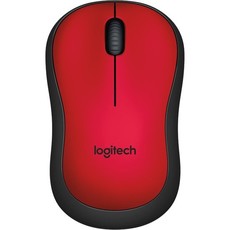 Logitech M220 Silent Wireless Mouse - Red (910-004880)