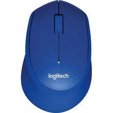 Logitech M330 Silent Wireless Mouse - Blue (910-004910)