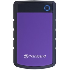 Transcend StoreJet 1TB 2.5-inch Robust External Hard Drive - Purple