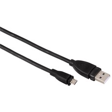 Hama USB 2.0 USB Micro Cable - Shielded - Black - 0.75M