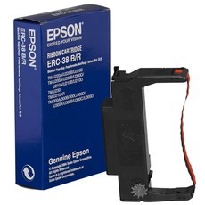 Genuine Epson ERC38BR Black and Red Ribbon (C43S015376)