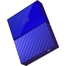 WD - My Passport 2TB Portable USB 3.0 External Hard Drive (Thin) - Blue