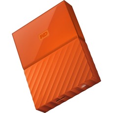 WD - My Passport 2TB Portable USB 3.0 External Hard Drive (Thin) - Orange