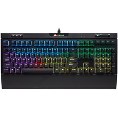 CORSAIR STRAFE RGB MK.2 Mechanical Gaming Keyboard - USB Passthrough - Linear and Quiet - Cherry MX Red Switch - RGB LED Backlit