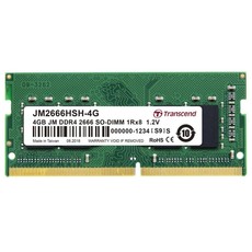 Transcend 4GB DDR4 2666MHz Notebook Memory Module (JM2666HSH-4G)