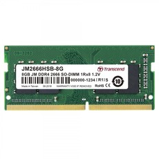 Transcend 8GB DDR4 2666MHz Notebook Memory Module (JM2666HSB-8G)