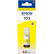 Genuine Epson EcoTank 103 65ml Yellow Ink Bottle