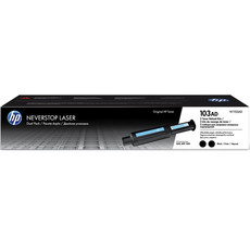 Genuine HP 103AD Dual Pack Black Neverstop Laser Toner Reload Kit (W1103AD)