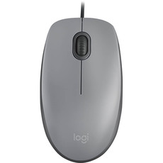 Logitech - M110 Wired Mouse - Grey