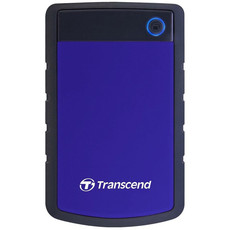 Transcend StoreJet 25H3 1TB 2.5-inch USB 3.1 Robust External Hard Drive (TS1TSJ25H3B) - Blue