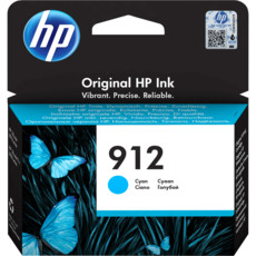 Genuine HP 912 Cyan Ink Cartridge (3YL77AE)