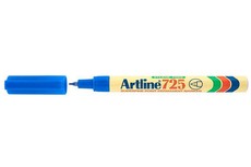 Artline - EK 725 Extra Fine Permanent Marker 0.4mm - Blue