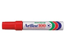 Artline - EK 100 Chisel Point Industrial Marker 12mm - Red
