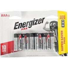 Energizer Max: AAA - 12 Pack
