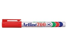 Artline - EK 700 Fine Bullet Point Permanent Marker 0.7mm - Red