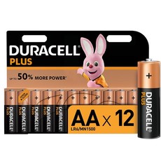 Duracell Plus Power Alkaline AA Batteries - 12 Pack