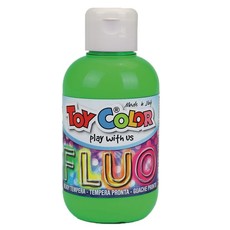 Toy Color Superwashable Tempera Paint: Fluorescent Green - 250ml