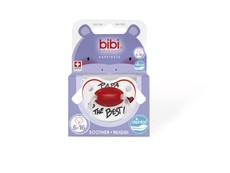 Bibi - 6-16m Silicone Soother - Papa Is The Best