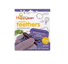 Happy - Baby Teethers - Blueberry and Purple Carrot