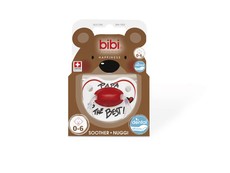 Bibi - 0-6m Silicone Soother - Papa Is The Best