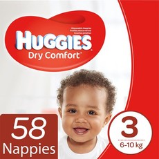 Huggies - Dry Comfort Size 3 Midi 58