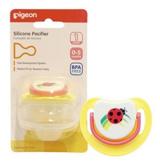 Pigeon - Silicone Pacifier Step 1 Ladybird