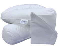 Bodypillow Comfi-Curve T233 100% Pure Cotton - T200 Pillowcase Included - W