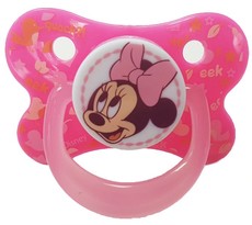 Disney - Minnie Natural Silicone Pacifier - Pink