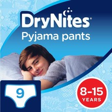 DryNites - 8-15 Years Pyjama Pants - Boy - Pack of 9