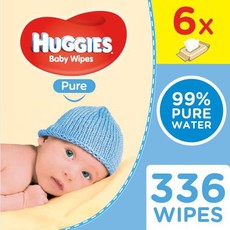 Huggies - Baby Pure - 336's 6 x 56