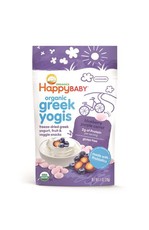 Happy Family - 8x 28g Greek Yogis Blueberry and Purple Carrot