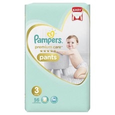 Pampers Premium Care Pants - Size 3 Value Pack - 56 Nappies