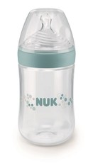 NUK - Nature Sense 260ml Bottle - Medium Size 2 - Green